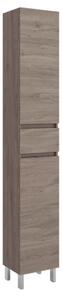 Mobile colonna legno 2 ante 1 cassetto 300x240x1820h mm Infinity Rovere Eternity