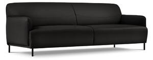 Divano in pelle nera , 235 x 90 cm Neso - Windsor & Co Sofas