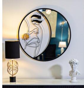 Specchio Rotondo Senza Cornice 50cm - Cristallo Smussato Bordo C - Moderno Minimalista - Oro/Cromo - Foto 5