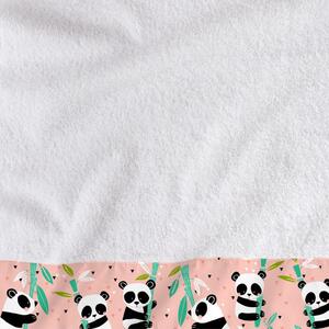 Set di asciugamani e teli da bagno in cotone 2 pezzi 50x100 cm Panda Garden - Moshi Moshi