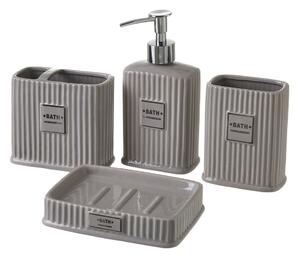 Set di accessori da bagno grigi Griso - Casa Selección