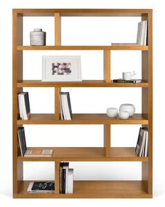 Libreria in legno esotico 120x173 cm Dublin - TemaHome