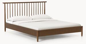 Letto in legno di pino con testiera Windsor