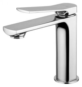 MOON - Miscelatore lavabo con scarico click-clack cromo