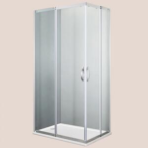 GARY - Box doccia quadrato trasparente 6 mm cm 70x70 (da 68,5 a 70)