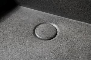 Lavabo in cemento grigio scuro 46 x 46 cm Quadrado - Sapho