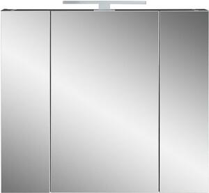 Mobile bagno grigio scuro con specchio 76x71 cm - Germania