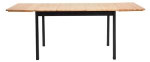 Tavolo da pranzo pieghevole in pino con struttura nera , 120 (200) x 70 cm Brisbane - Bonami Essentials