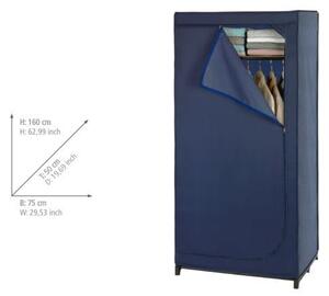 Armadio in tessuto blu 75x160 cm Business - Wenko