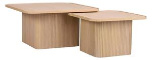Tavolino in rovere naturale 60 x 60 cm Sullivan - Rowico