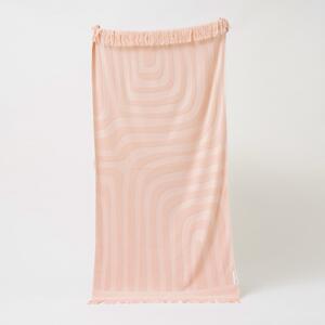 Telo mare in cotone rosa, 160 x 90 cm Luxe - Sunnylife