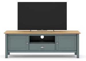 Tavolo TV in pino verde/naturale 158x53 cm Misti - Marckeric