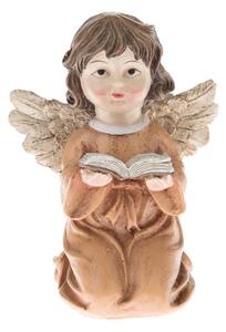 Statuetta di angelo con libro, altezza 10,5 cm - Dakls
