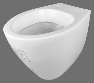 Set sanitari filomuro LFT Spazio Simas bianco opaco (matt) composto da WC+Bidet+Sedile rallentato