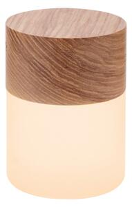 Lampada da tavolo dimmerabile in colore naturale con paralume in vetro (altezza 10,5 cm) Lemelia - Gingko