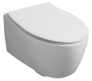 Vaso sospeso bianco con sedile rallentato serie LFT Simas (WC+Sedile soft-close)