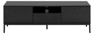 Tavolo TV nero in frassino 140x45 cm Seaford - Actona