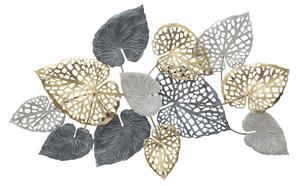 Decorazione da appendere in metallo con motivo a foglie Mauro Ferretti -C-, 110 x 66 cm Ory - Mauro Ferretti