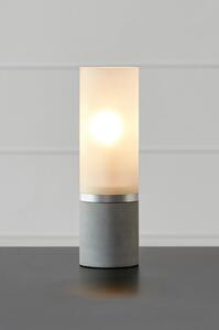 Lampada da tavolo in cemento bianco-grigio (altezza 30 cm) Molo - Markslöjd