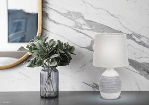 Lampada da tavolo grigio chiaro con paralume in tessuto (altezza 35 cm) Ambon - Candellux Lighting