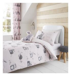 Biancheria da letto per bambini con motivo di animali della foresta , 135 x 200 cm - Catherine Lansfield