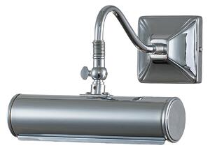 Applique Classica Picture Light Acciaio Cromo Lucido 1 Luce E14