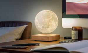 Lampada da tavolo levitante a forma di luna Frassino bianco Moon - Gingko