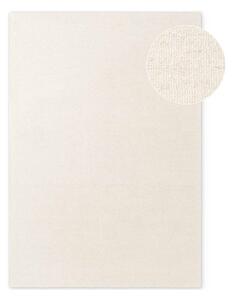 Tappeto color crema in lana tessuto a mano 140x200 cm Puristic Knots – Elle Decoration