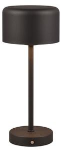 Lampada da tavolo dimmerabile a LED nero opaco (altezza 30 cm) Jeff - Trio