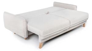 Divano letto in velluto a coste beige 218 cm Tori - Bonami Selection