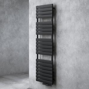 Doporro Scaldasalviette da Parete per Bagno 180x60 cm, Radiatore Termoarredo Piatto in Acciaio ad Acqua Calda, Attacco Basso Centrale, Colore Antracite