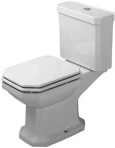 Duravit 1930 - WC a terra monoblocco, 355 mm x 390 mm x 665 mm, bianco - vaso, scarico interno verticale 0227010000