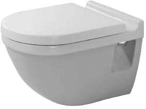 Duravit Starck 3 - WC sospeso con scarico piatto, bianco 2201090000