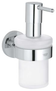 Grohe Essentials - Dispenser di sapone liquido con supporto, cromato 40448001