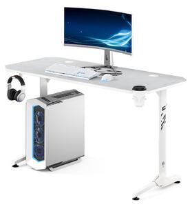 Scrivania da gaming bianca per ufficio X-Mate 140x60x75 cm Diablo Chairs