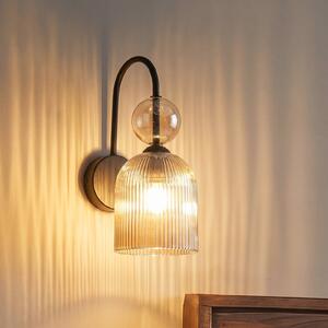 Applique da parete Sophia TK Lighting, dimmerabile, Alluminio / Grigio / Zincato, Soggiorno / Sala da pranzo, Vetro, Applique