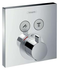 Hansgrohe Shower Select - Miscelatore termostatico ad incasso, per 2 utenze, cromato 15763000