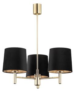 Brilagi - Lampadario a stelo MONTE 3xE27/15W/230V nero/oro