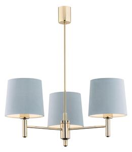 Brilagi - Lampadario a stelo MONTE 3xE27/15W/230V blu/oro