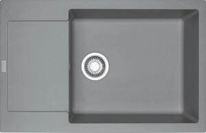 Franke Maris - Lavello in fragranite MRG 611-78 BB, 780x500 mm, pietra grigia 114.0363.221