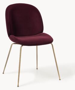 WESTWING x GUBI, Sedia da pranzo in velluto Beetle by Delia Lachance