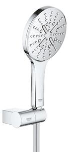 Grohe Rainshower SmartActive - Set doccetta 130 9,5 l/min, 3 getti, supporto e flessibile, cromo 26580000