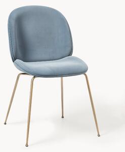 WESTWING x GUBI, Sedia da pranzo in velluto Beetle by Delia Lachance