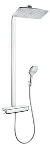 Hansgrohe Raindance Select E - Set doccia Showerpipe 360 con miscelatore termostatico, EcoSmart 9 l/min, cromato 27286000