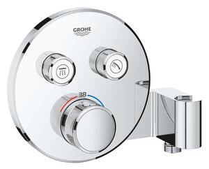 Grohe Grohtherm SmartControl - Miscelatore doccia termostatico ad incasso, 2 utenze, con supporto doccia, cromato 29120000
