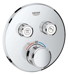 Grohe Grohtherm SmartControl - Miscelatore doccia termostatico ad incasso, 2 utenze, cromato 29119000