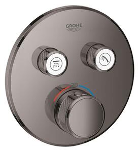 Grohe Grohtherm SmartControl - Miscelatore doccia termostatico ad incasso, 2 utenze, Hard Graphite 29119A00