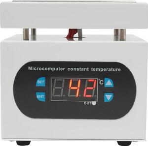 Piastra elettrica di saldatura - Tavolo di preriscaldamento - 700 W - Piastra 20 x 20 cm - Controllo con microcomputer - 220 V - Argento