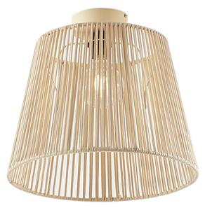 Plafoniera da esterno Japandi con corda beige IP54 - Jayla