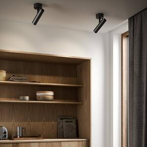 DFTP by Nordlux Faretto da soffitto MIB 6, portalampada GU10, nero MIB, dimmerabile, Nero, Corridoio, Metallo, Moderno, Faretto